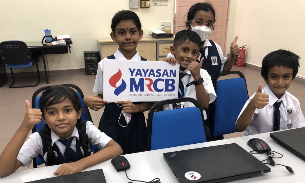 Yayasan MRCB Contributes IT Equipments To Adopted Schools